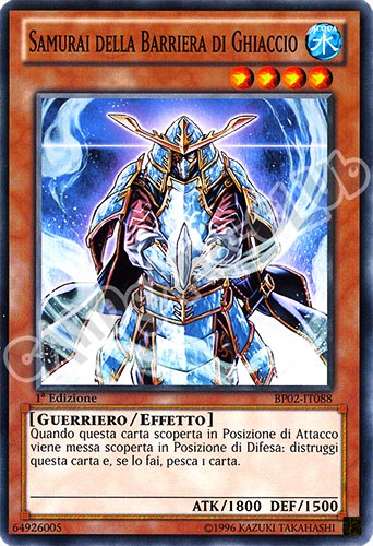 BP02-IT088 Samurai della Barriera di Ghiaccio comune 1a Edizione (IT) -NEAR MINT-