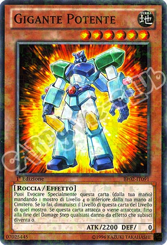 BP02-IT091 Gigante Potente comune mosaico 1a Edizione (IT)  -GOOD-