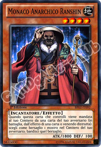 BP02-IT092 Monaco Anarchico Ranshin comune 1a Edizione (IT)  -GOOD-