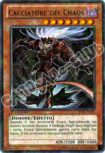 BP02-IT095 Cacciatore del Chaos rara mosaico 1a Edizione (IT) -NEAR MINT-
