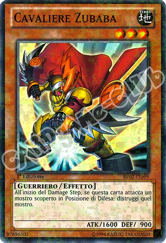 BP02-IT099 Cavaliere Zubaba comune mosaico 1a Edizione (IT) -NEAR MINT-