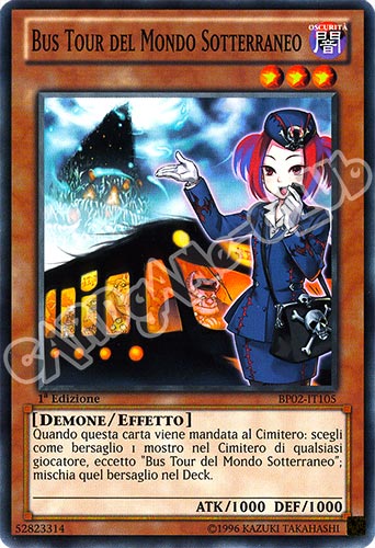 BP02-IT105 Bus Tour del Mondo Sotterraneo comune 1a Edizione (IT) -GOOD-