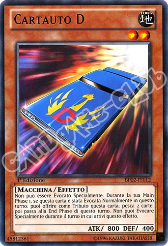 BP02-IT112 Cartauto D rara 1a Edizione (IT)  -GOOD-