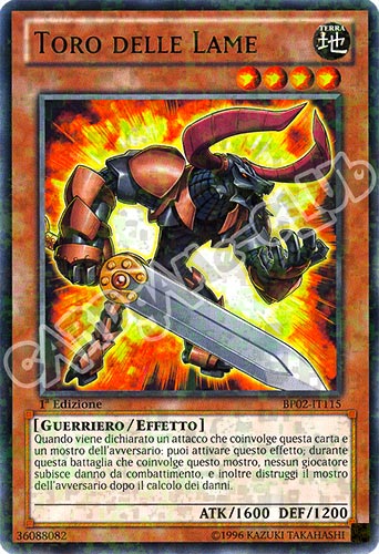 BP02-IT115 Toro delle Lame rara mosaico 1a Edizione (IT) -NEAR MINT-