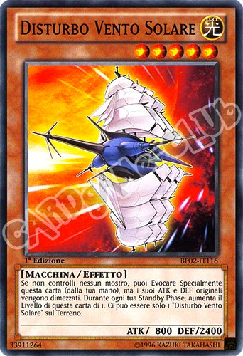 BP02-IT116 Disturbo Vento Solare comune 1a Edizione (IT)  -GOOD-
