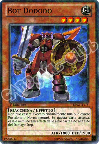 BP02-IT118 Bot Dododo comune mosaico 1a Edizione (IT) -NEAR MINT-