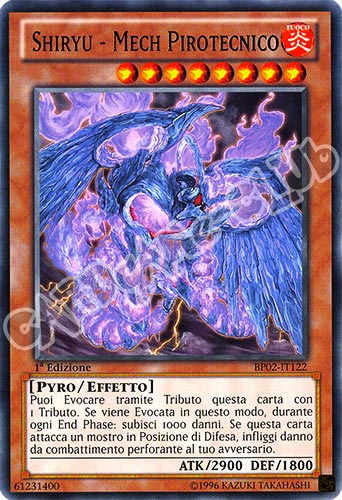 BP02-IT122 Shiryu-Mech Pirotecnico rara 1a Edizione (IT)  -GOOD-