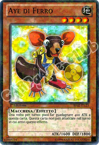 BP02-IT123 Aye di Ferro comune mosaico 1a Edizione (IT) -NEAR MINT-