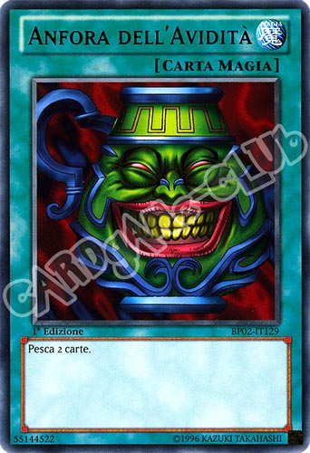 BP02-IT129 Anfora dell'Avidita' rara 1a Edizione (IT) -NEAR MINT-
