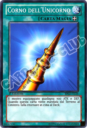 BP02-IT134 Corno dell'Unicorno comune 1a Edizione (IT) -NEAR MINT-