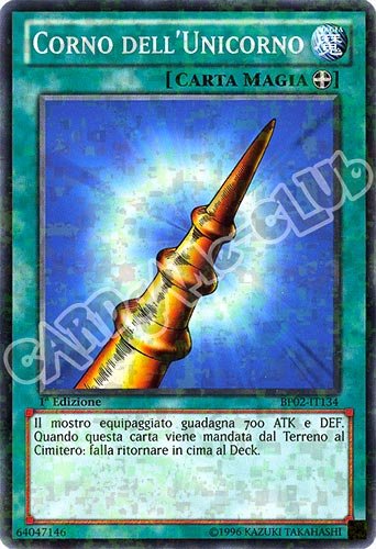 BP02-IT134 Corno dell'Unicorno comune mosaico 1a Edizione (IT) -NEAR MINT-