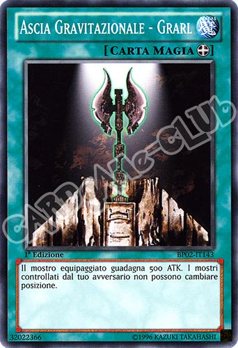 BP02-IT143 Ascia Gravitazionale-Grarl comune 1a Edizione (IT)  -GOOD-