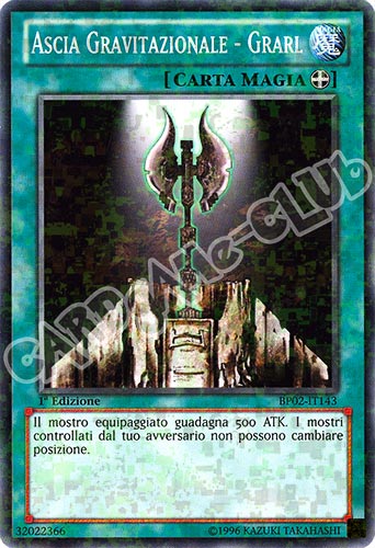 BP02-IT143 Ascia Gravitazionale-Grarl comune mosaico 1a Edizione (IT) -NEAR MINT-