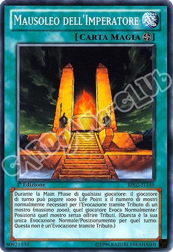 BP02-IT149 Mausoleo dell'Imperatore comune 1a Edizione (IT) -NEAR MINT-