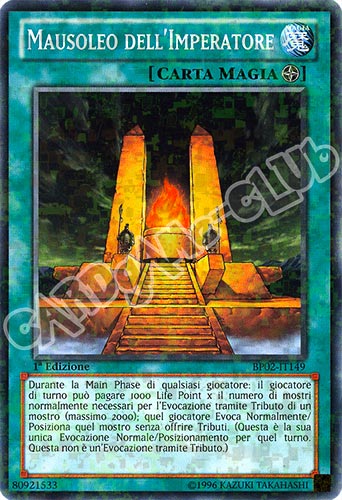 BP02-IT149 Mausoleo dell'Imperatore comune mosaico 1a Edizione (IT) -NEAR MINT-