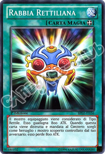 BP02-IT156 Rabbia Rettiliana comune 1a Edizione (IT) -NEAR MINT-