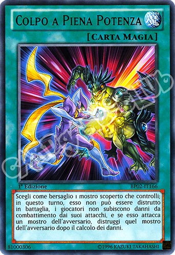 BP02-IT166 Colpo a Piena Potenza rara 1a Edizione (IT) -NEAR MINT-