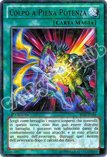 BP02-IT166 Colpo a Piena Potenza rara mosaico 1a Edizione (IT) -NEAR MINT-