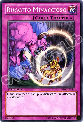 BP02-IT184 Ruggito Minaccioso comune 1a Edizione (IT)  -PLAYED-