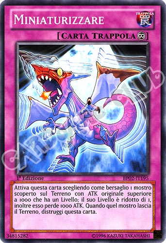 BP02-IT195 Miniaturizzare comune 1a Edizione (IT) -NEAR MINT-