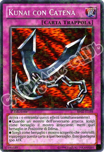 BP02-IT198 Kunai con Catena comune mosaico 1a Edizione (IT) -NEAR MINT-