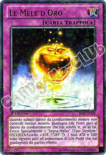 BP02-IT208 Le Mele d'Oro rara mosaico 1a Edizione (IT) -NEAR MINT-