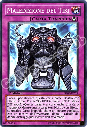 BP02-IT209 Maledizione del Tiki comune 1a Edizione (IT) -NEAR MINT-
