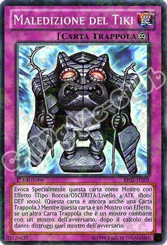 BP02-IT209 Maledizione del Tiki comune mosaico 1a Edizione (IT) -NEAR MINT-