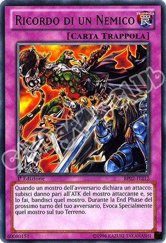 BP02-IT212 Ricordo di un Nemico rara 1a Edizione (IT) -NEAR MINT-
