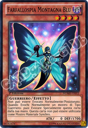 NUMH-IT012 Farfallospia Montagna Blu super rara 1a Edizione (IT)  -PLAYED-