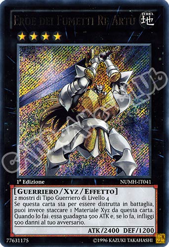 NUMH-IT041 Eroe dei Fumetti Re Artu' rara segreta 1a Edizione (IT)  -PLAYED-