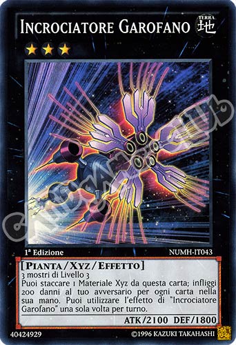 NUMH-IT043 Incrociatore Garofano super rara 1a Edizione (IT) -NEAR MINT-
