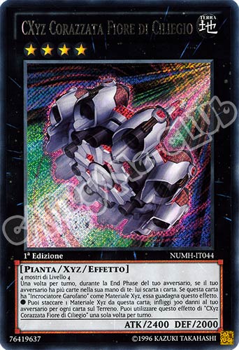 NUMH-IT044 CXyz Corazzata Fiore di Ciliegio rara segreta 1a Edizione (IT)  -GOOD-