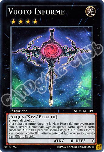 NUMH-IT049 Vuoto Informe super rara 1a Edizione (IT) -NEAR MINT-
