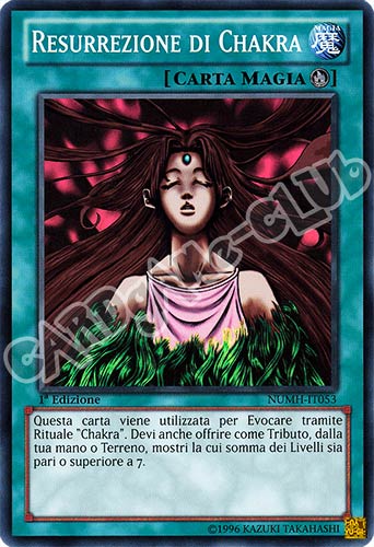 NUMH-IT053 Resurrezione di Chakra super rara 1a Edizione (IT)  -GOOD-