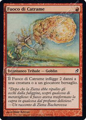 194 / 301 Fuoco di Catrame comune (IT) -NEAR MINT-