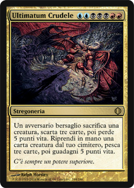 164 / 249 Ultimatum Crudele rara (IT) -NEAR MINT-