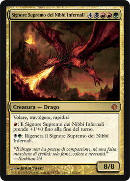 172 / 249 Signore Supremo dei Nibbi Infernali rara mitica (IT) -NEAR MINT-