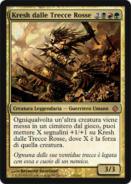 178 / 249 Kresh dalle Trecce Rosse rara mitica (IT) -NEAR MINT-