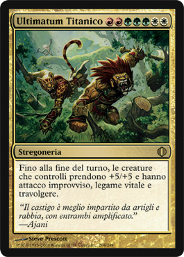 204 / 249 Ultimatum Titanico rara (IT) -NEAR MINT-