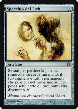 210 / 249 Specchio del Lich rara mitica (IT) -NEAR MINT-