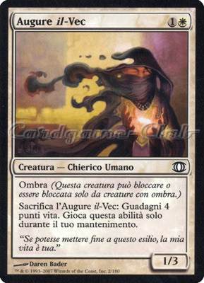 002 / 180 Augure il-Vec comune (IT) -NEAR MINT-