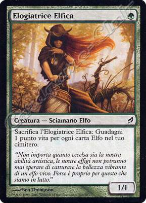205 / 301 Elogiatrice Elfica comune (IT) -NEAR MINT-
