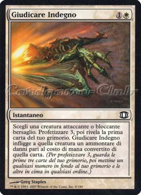 009 / 180 Giudicare Indegno comune (IT) -NEAR MINT-