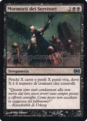 071 / 180 Mormorii dei Servitori non comune (IT) -NEAR MINT-