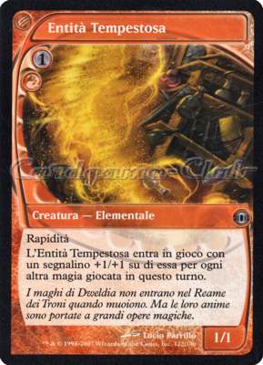 122 / 180 Entita' Tempestosa non comune (IT) -NEAR MINT-