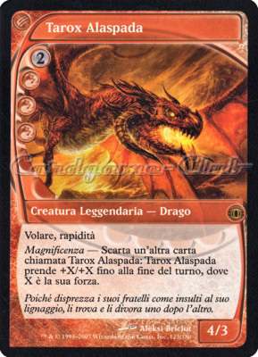 123 / 180 Tarox Alaspada rara (IT) -NEAR MINT-