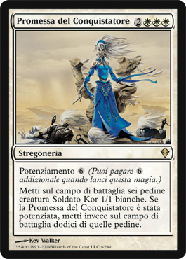 008 / 249 Promessa del Conquistatore rara (IT) -NEAR MINT-