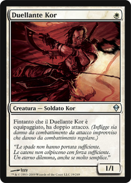 019 / 249 Duellante Kor non comune (IT) -NEAR MINT-