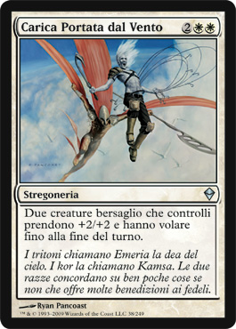 038 / 249 Carica Portata dal Vento non comune (IT) -NEAR MINT-